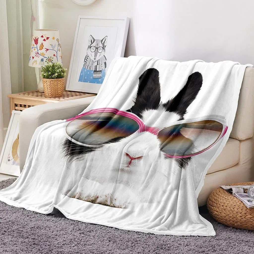 Couverture de flanelle douce animal mignon 240x220cm pour canapé