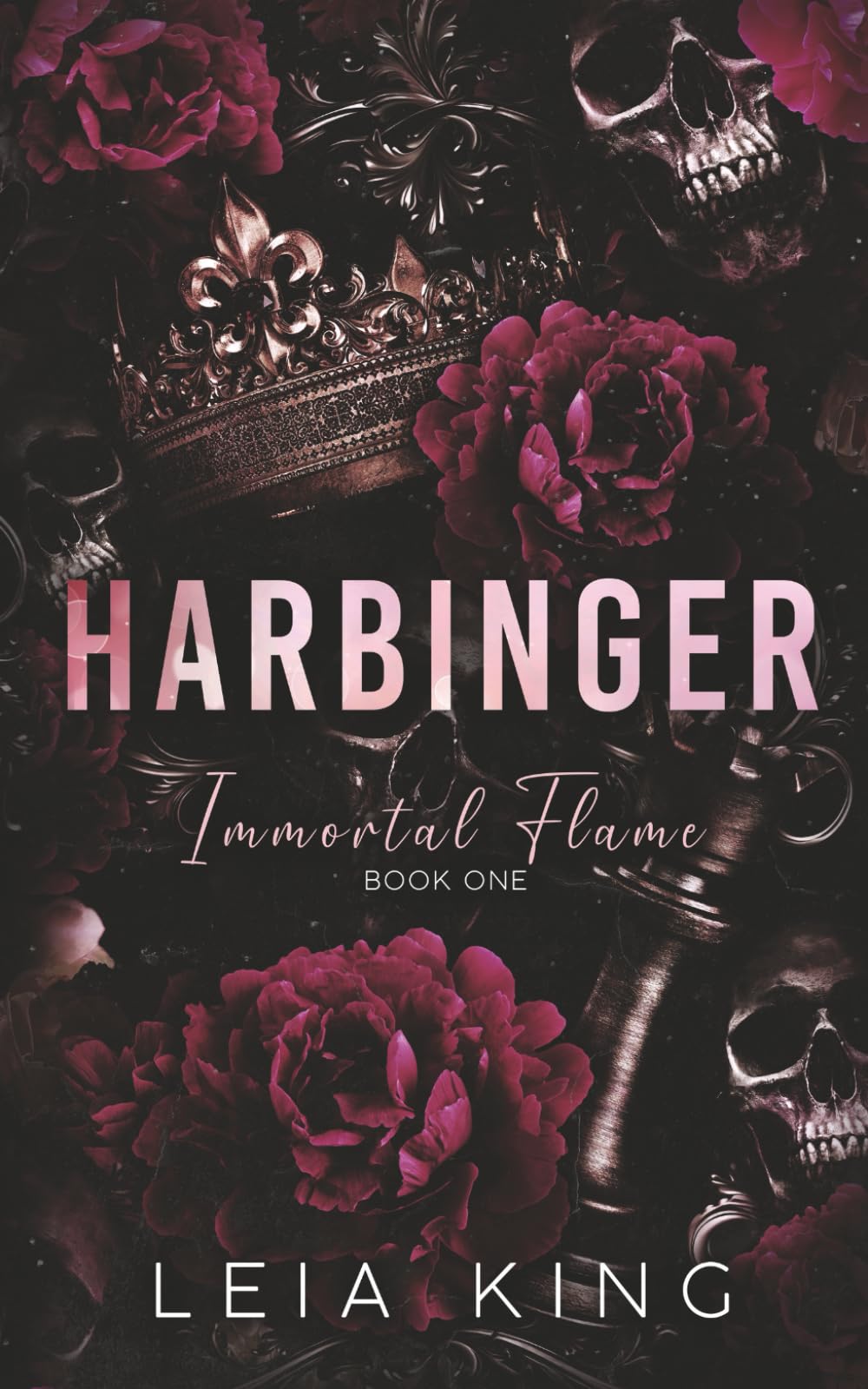 HARBINGER: A Dark Paranormal Academy Reverse Harem Romance (IMMORTAL FLAME)