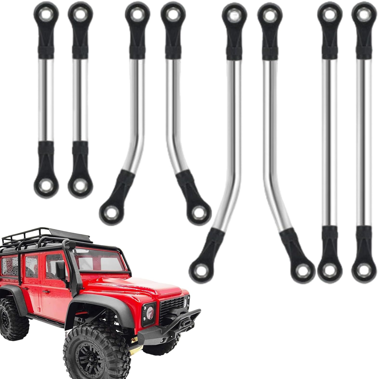 RC Crawler Links | Remote Control Auto Accessories,RC Car Connecting Rod Kit - for Owners Upgraders Modifiers Competitors Collectors Beginners Professional Backyard Themed Events