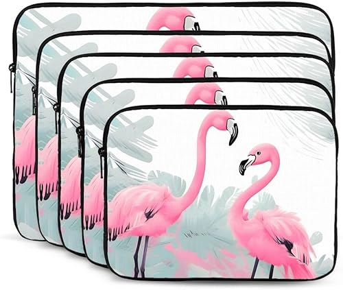 Miniatura 2 de Pink Flamingo - Funda para laptop, funda para laptop, maletín protector para portátil de 10 pulgadas, 12 pulgadas, 13 pulgadas, 15 pulgadas, 17
