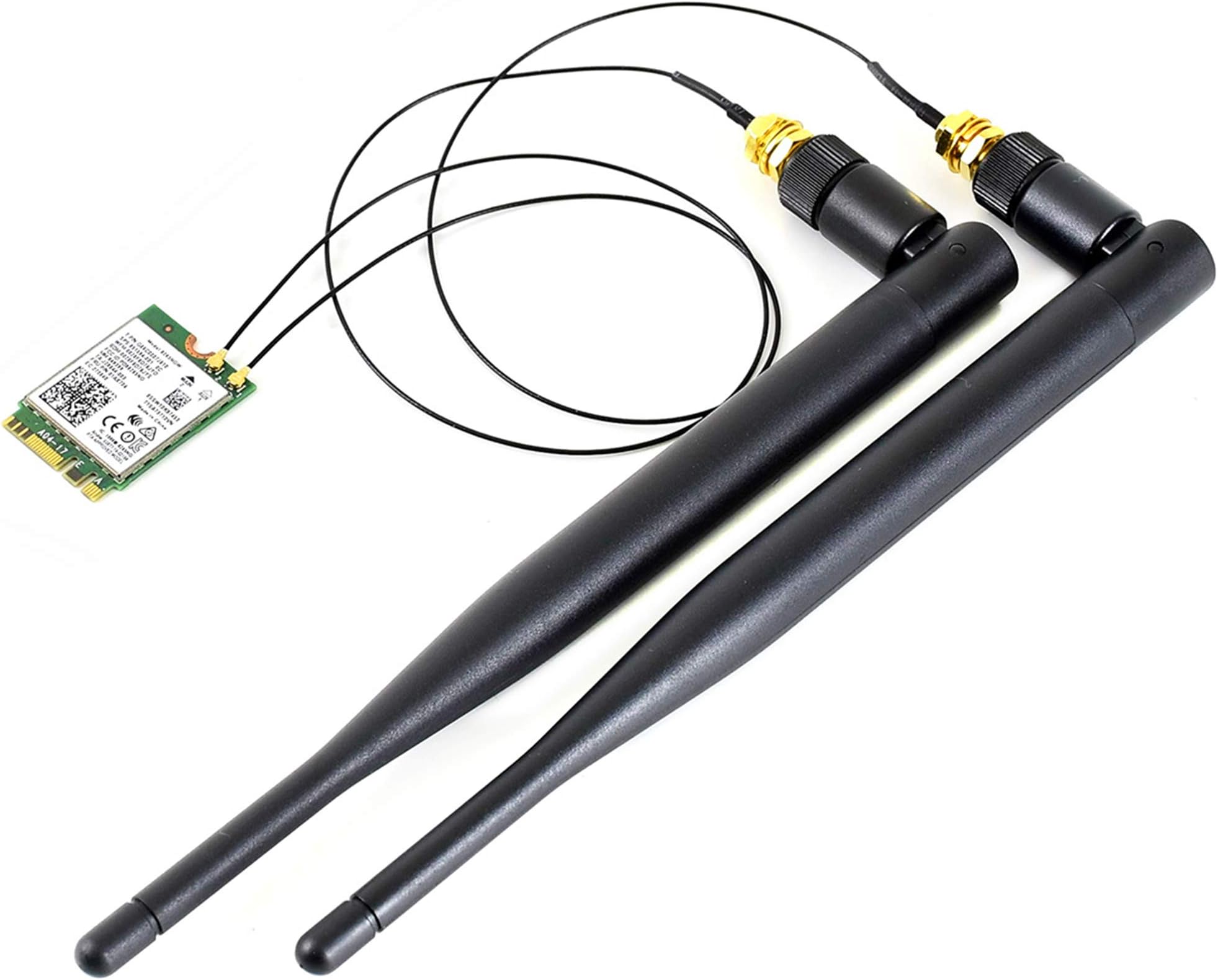 Wireless-AC8265 Dual Mode AC8265 Wireless NIC Module for Jetson Nano Developer Kit B01/A02, Support 2.4GHz/5GHz 300Mbps/867Mbps Dual Band WiFi and Bluetooth 4.2