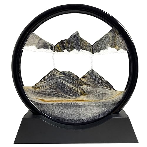 SANDCLE Moving Sand Art Picture - Sand Art Liquid Motion