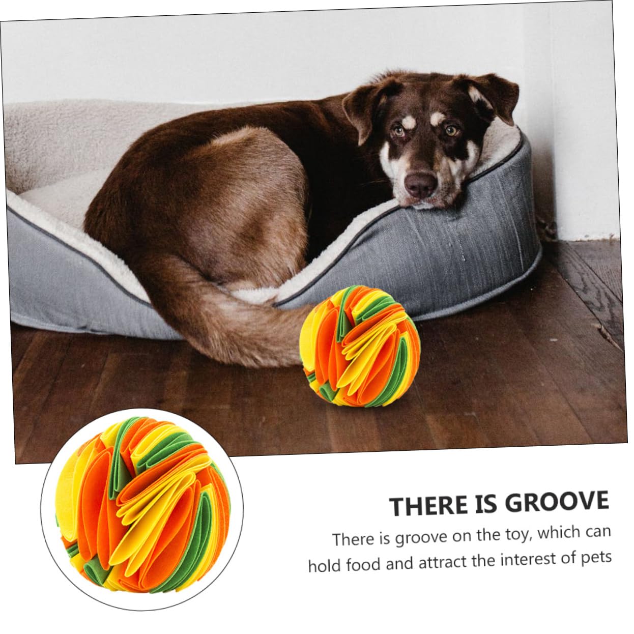 FOMIYES 3 Juguetes Interactivos para Perros Juguetes Molares para Mascotas Juguetes para Masticar con Fugas De Comida.