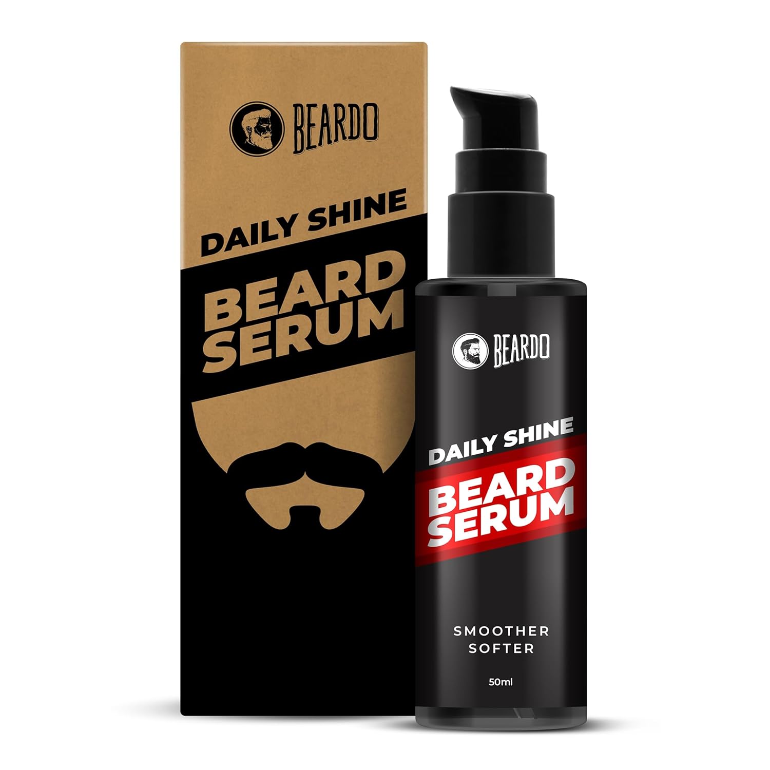 Beardo Beard Serum, 50 ml | Daily use beard serum for men | Softens and Smoothens Rough Beard | Gives Healthy look to Beard | Shiny and Nourished Beard Beardo Beard Serum, 50 ml | Daily use beard serum for men | Softens and Smoothens Rough Beard | Gives Healthy look to Beard | Shiny and Nourished Beard