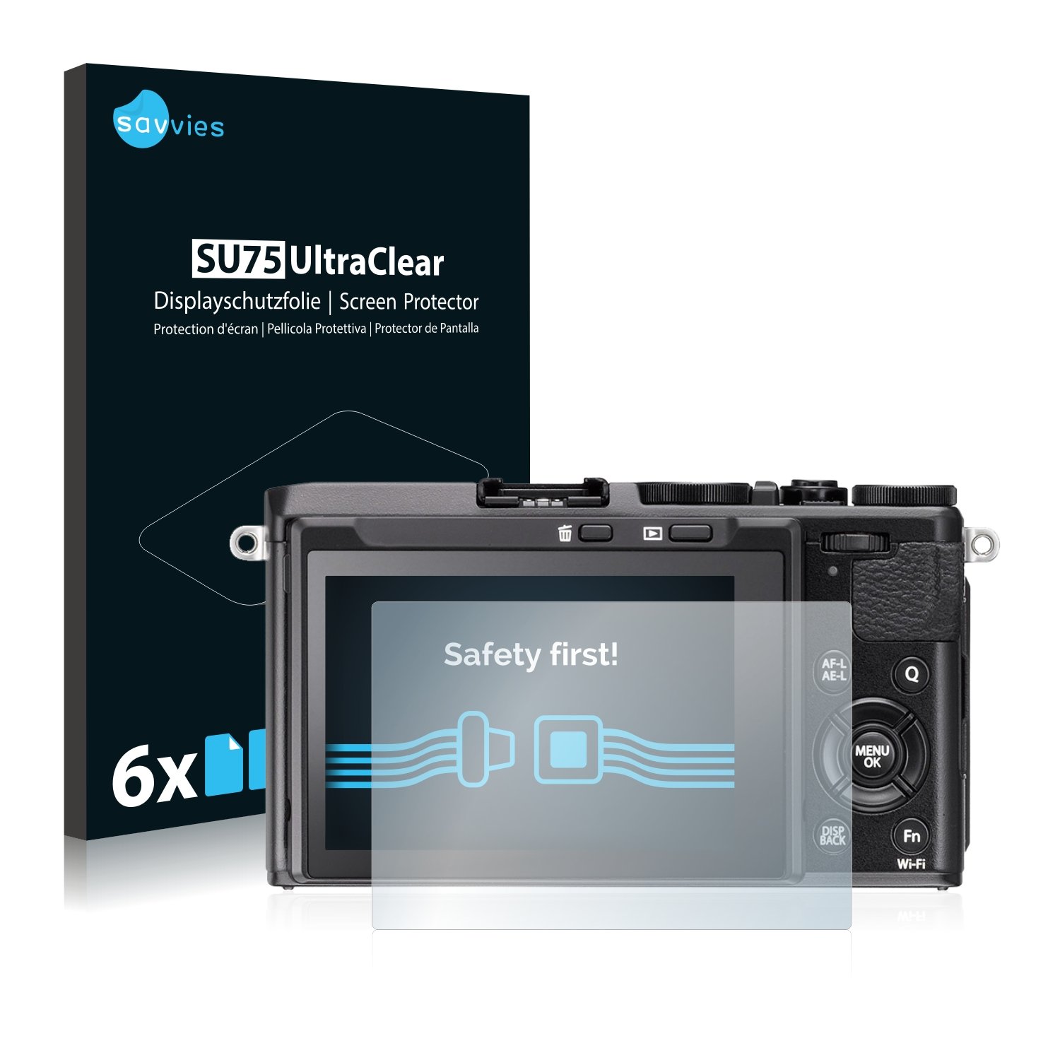 Savvies Protection Ecran Pour Yaesu FT-3D / FT-5DE 6 Pièces - Film Protection Ultra Clair