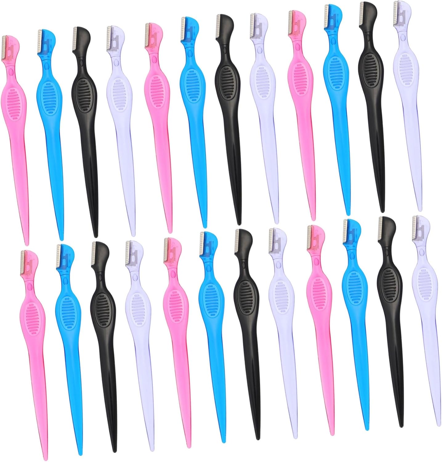 OFFIGAM 24 Stks Wenkbrauw Grooming Trimmen Gereedschap Wenkbrauw Scheermes Multifunctionele Facial Trimmer