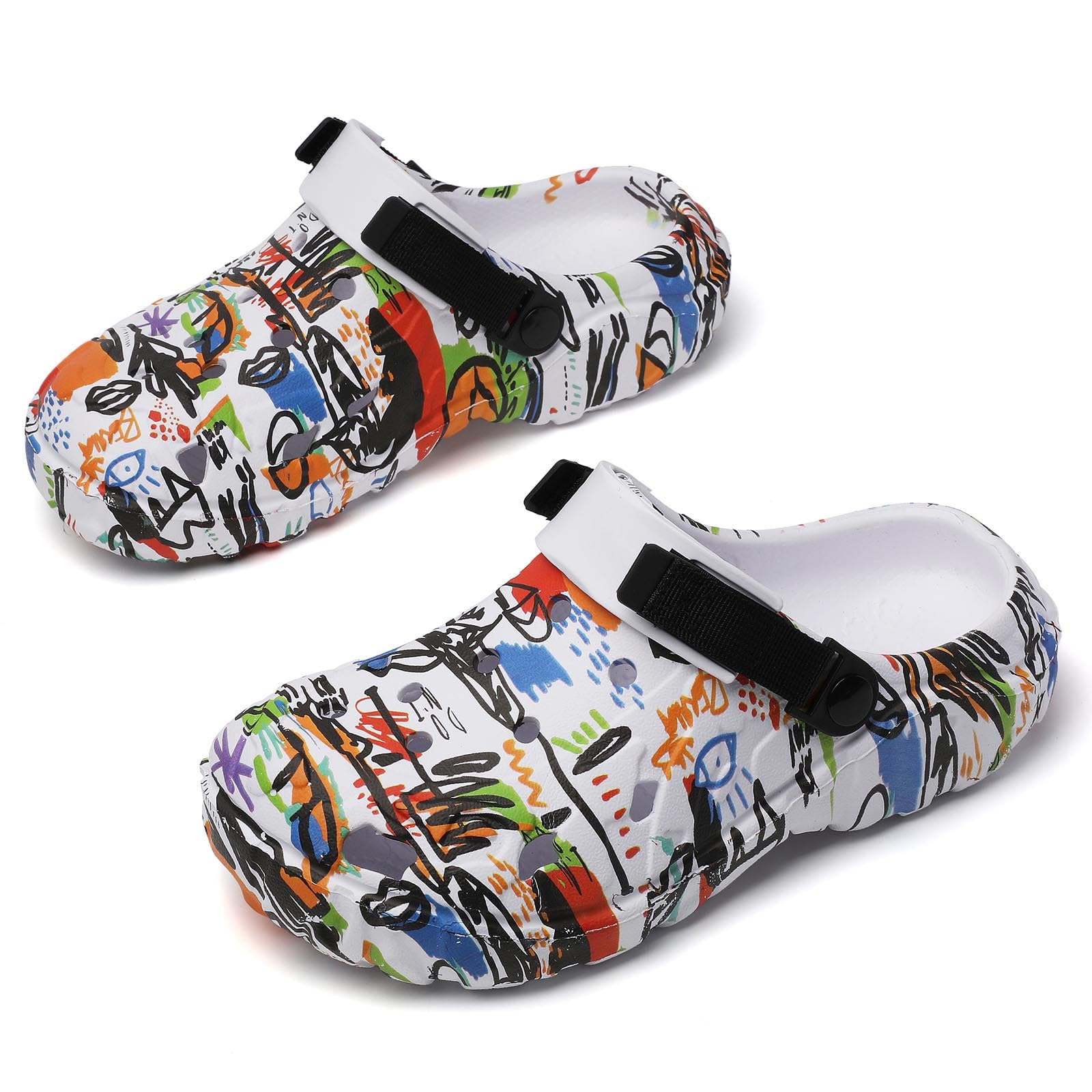 Zuecos para hombre, zapatos de jardín para adultos, sandalias deportivas al aire libre, sandalias deportivas para verano, agua, playa, informales, ligeras, transpirables, antideslizantes