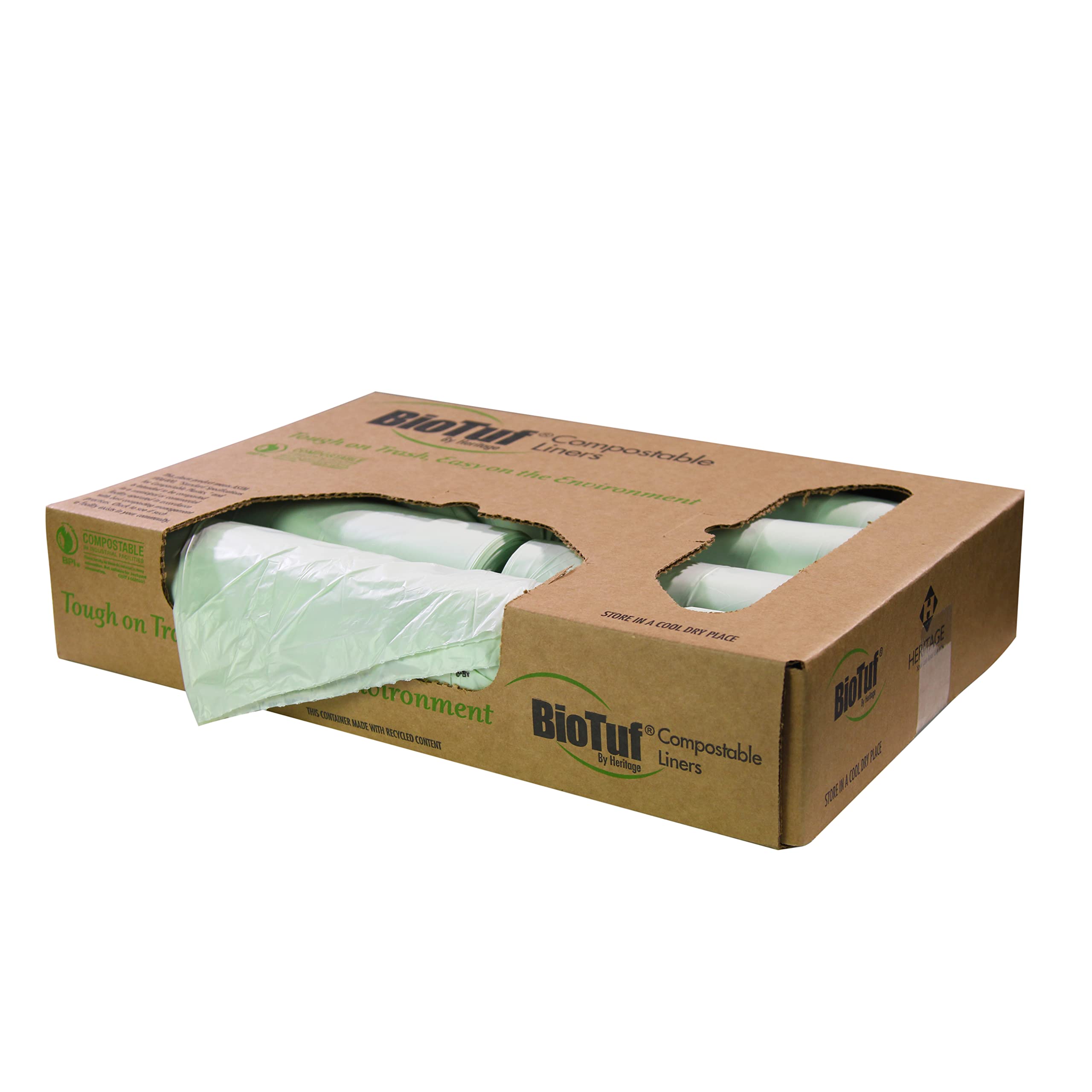 HERY6039EER01 - Heritage Biotuf Bolsas para latas compostables
