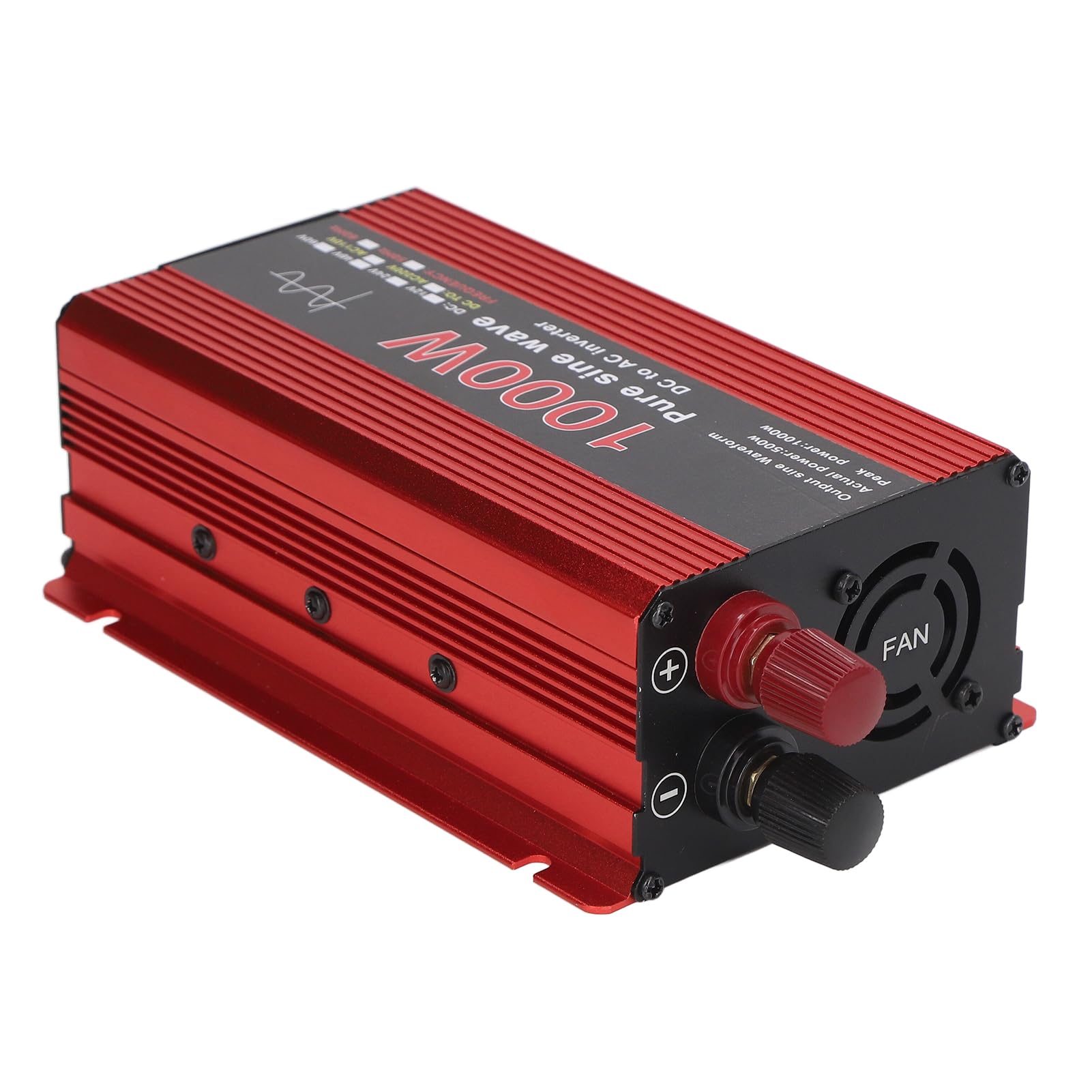Power Inverter 1000W Pure Sine Wave DC 12V a Protección de sobrecarga de CA para energía de Viento Solar