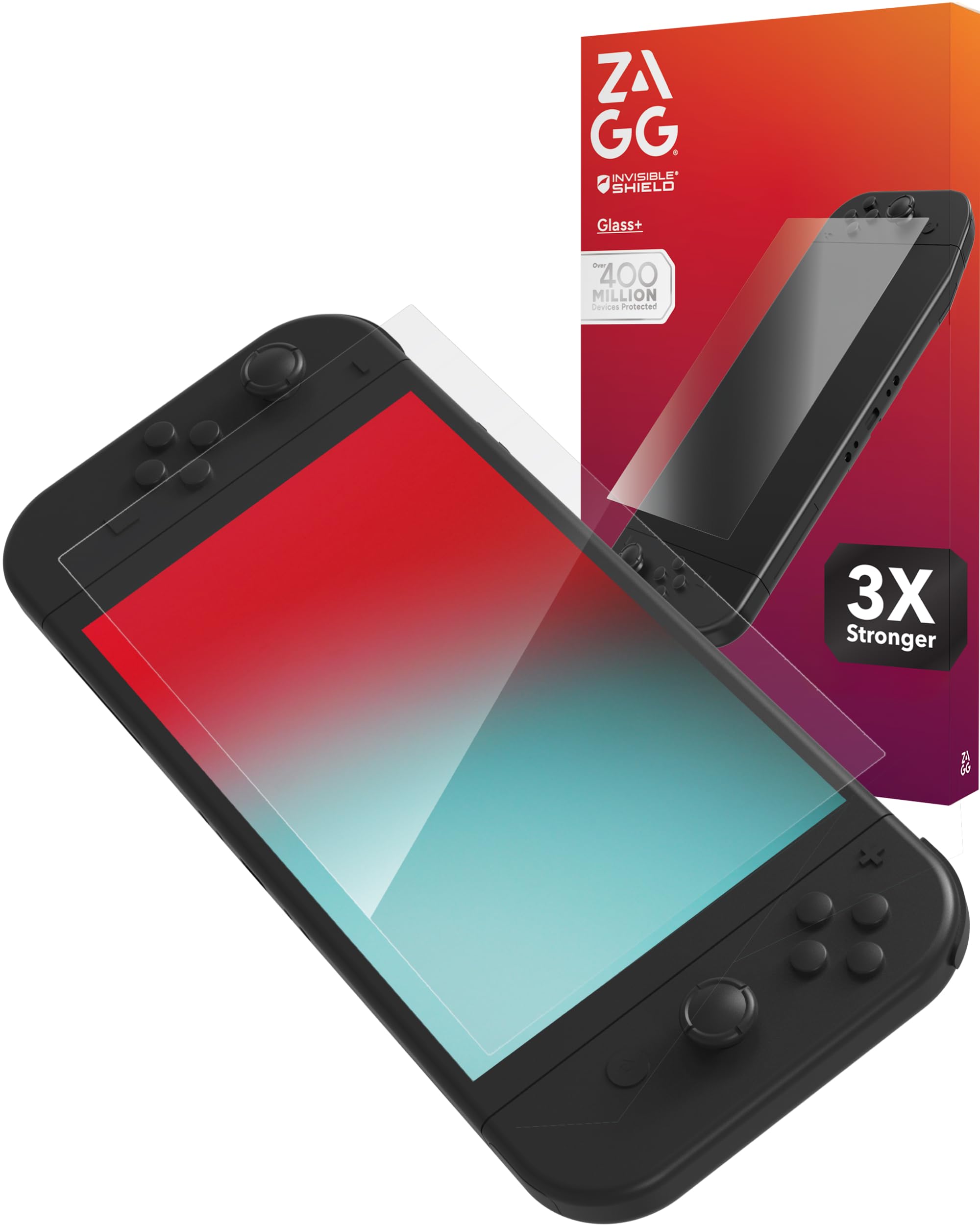 Amazon.com: ZAGG Glass+ Nintendo Switch 2 Screen Protector – 3X
