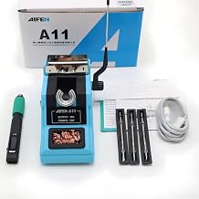 AIFEN A11 USB Soldering Station Charging Soldering Iron Portable For Cell-Phone Repair Welding Tools Compatible C210 Handle +3tips with bracket