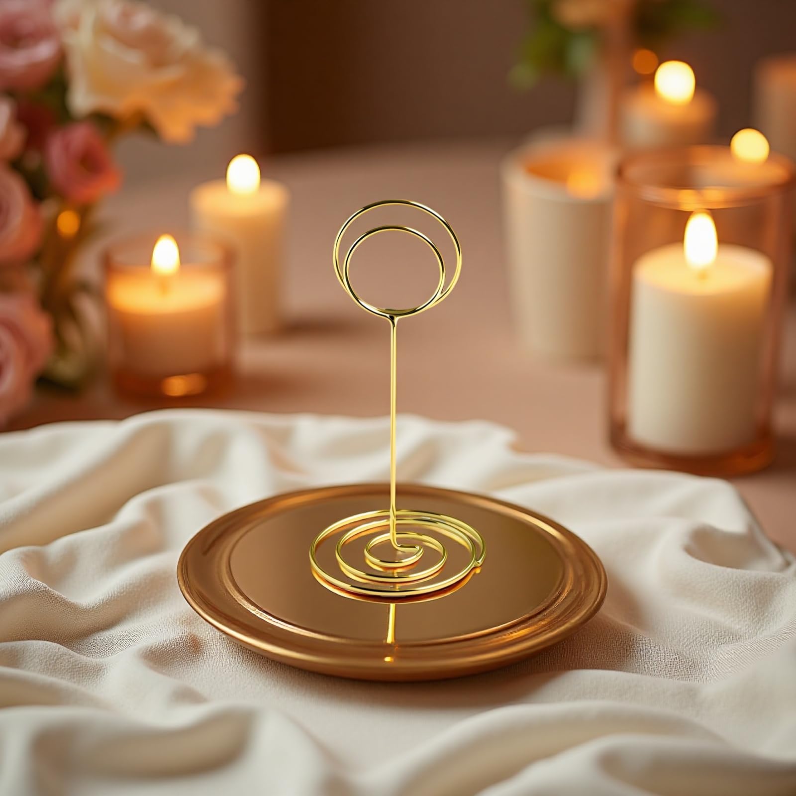 36 Stk. Metall-Place-Card-Halter-Set mit 50/85/220-Stil-Tischnummernhaltern, goldene Menü-, Memo- und Notizklammern für Hochzeiten, Partys, Events und Feiern