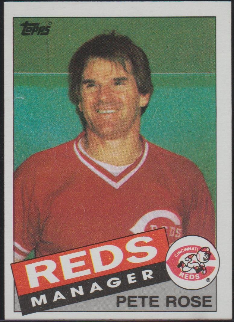 1985 Topps Pete Rose Reds Manager Baseball Card #547 at Amazon's Sports  Collectibles Store