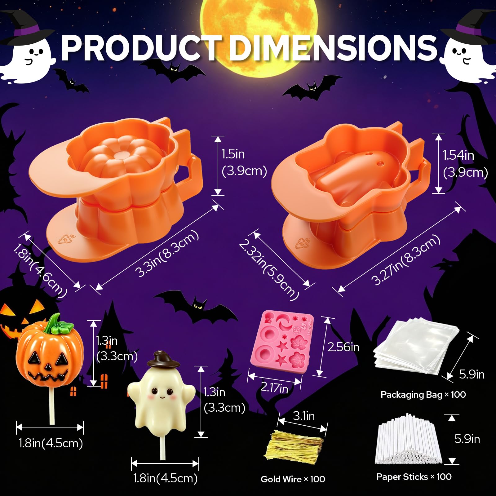 Halloween Cake Pop Mold Kit - Spooktacular Treats! -2