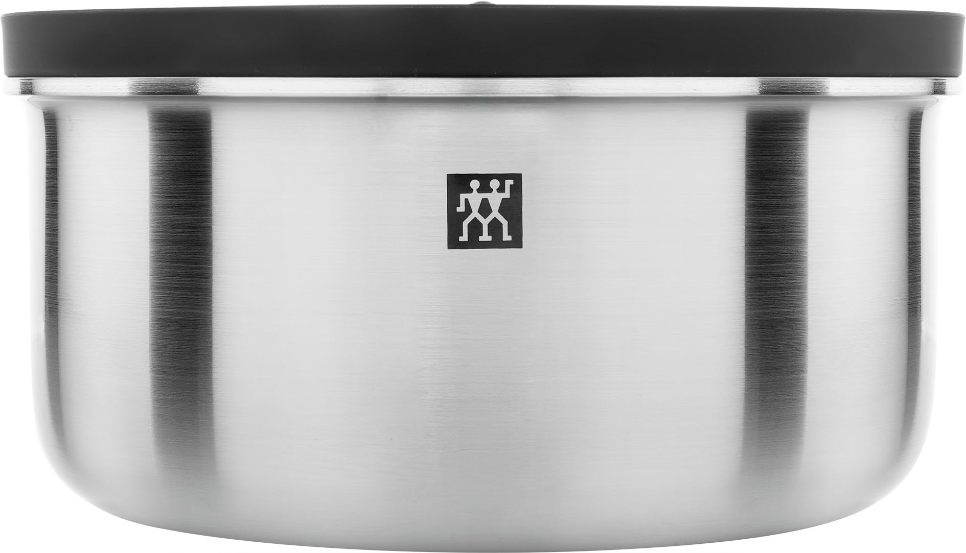 ZWILLING Unlock Batterie de cuisine 5 pièces (casserole 20 + 16 cm, poignée, 2 couvercles en verre), empilable, poignée amovible, acier inoxydable 18/10, pour tous les types de feux, y compris
