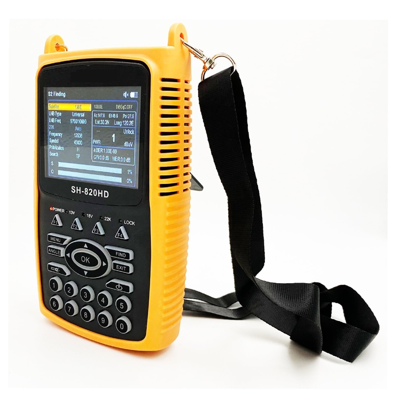 Buscador De Señal Digital Combinado DVB-S2 Y DVB-T2 Soporte Pantalla LCD TFT 3,5 Pulgadas CCTV H.265 8PSK 16APSKG AnáLisis RáPido