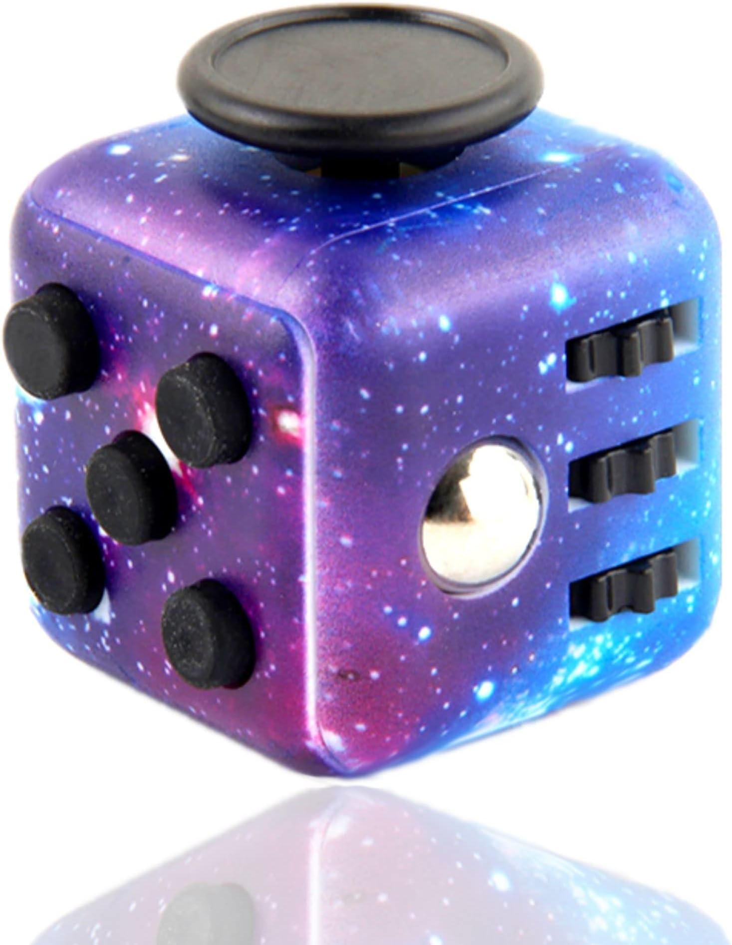 Cube Toy Fidget Toy, Anti-Stress Toy Anti-anxiety Toy, 6 Different Functional Anti-stress and Anxiety Relieving Toys for Adults and Children, Perfect for Office Classroom