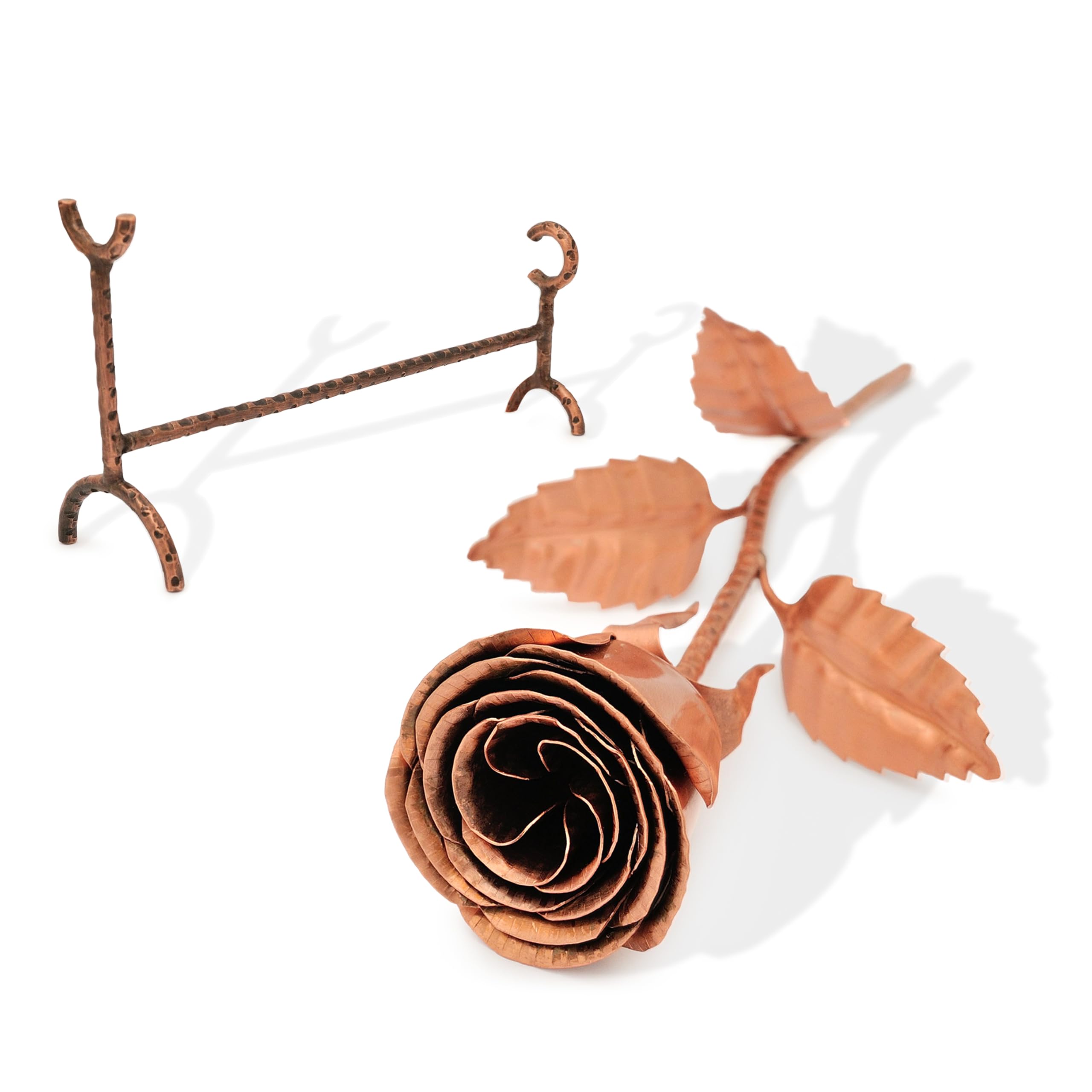 Amazon.com: Copper Rose with Stand for 7th or 22nd Anniversary