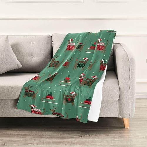 Miniatura 5 de Red Green Plaid Buffalo Blankets & Throws, Comfy Comfy Throws for Travel, Camping, Bed, All Season Use Blanket, 60x90 Inches