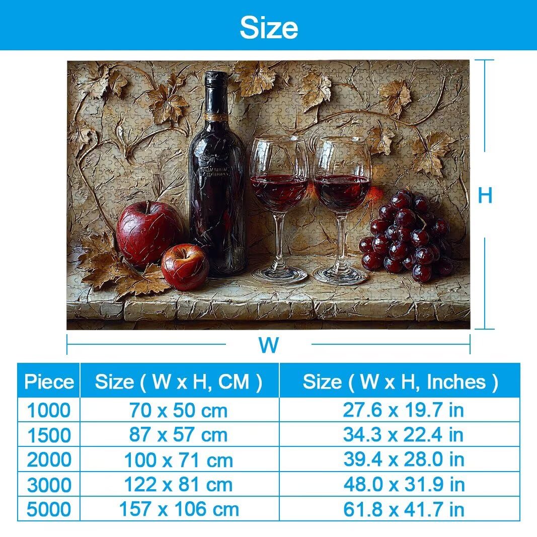 Puzzle 1000 Piezas, Puzzle UVA de Madera para Adultos, Regalos Mujer -2552