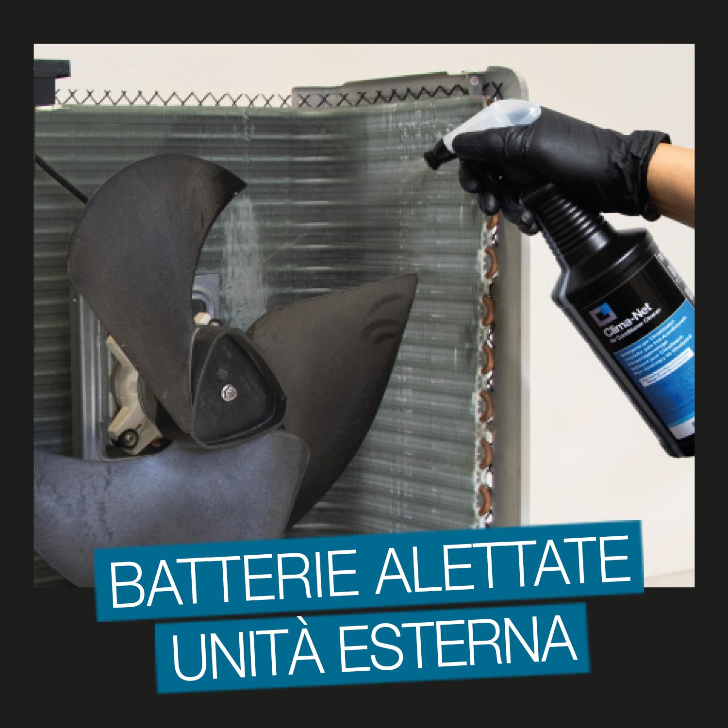 Errecom Clima-Net, Detergente per Climatizzatori, Filtri, Batterie Alettate, Deflettori e Unità esterne, Pulizia Profonda Condizionatore, Rimuove Sporco e Cattivi Odori, 6 flaconi x 1 L