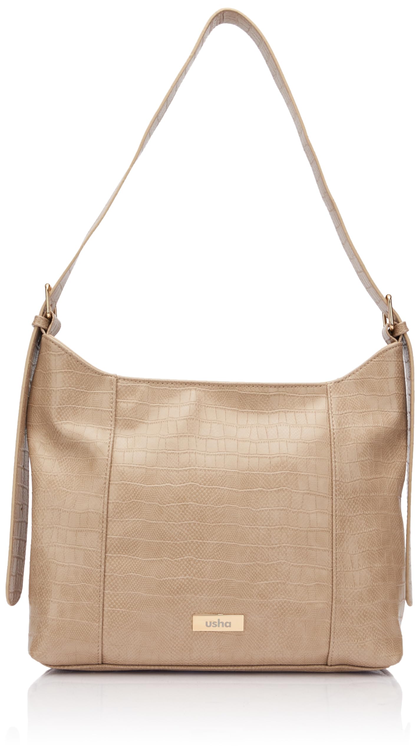 Sac hobo NAEMI avec gaufrage reptile chic, idéal pour le bureau - 4