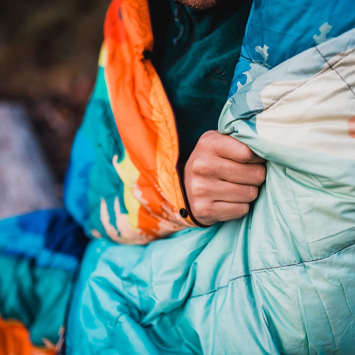 4Monster Outdoor Daunendecke Ultraleicht für Camping, Kompakte Reisedecke Bettdecke Warm Weich…