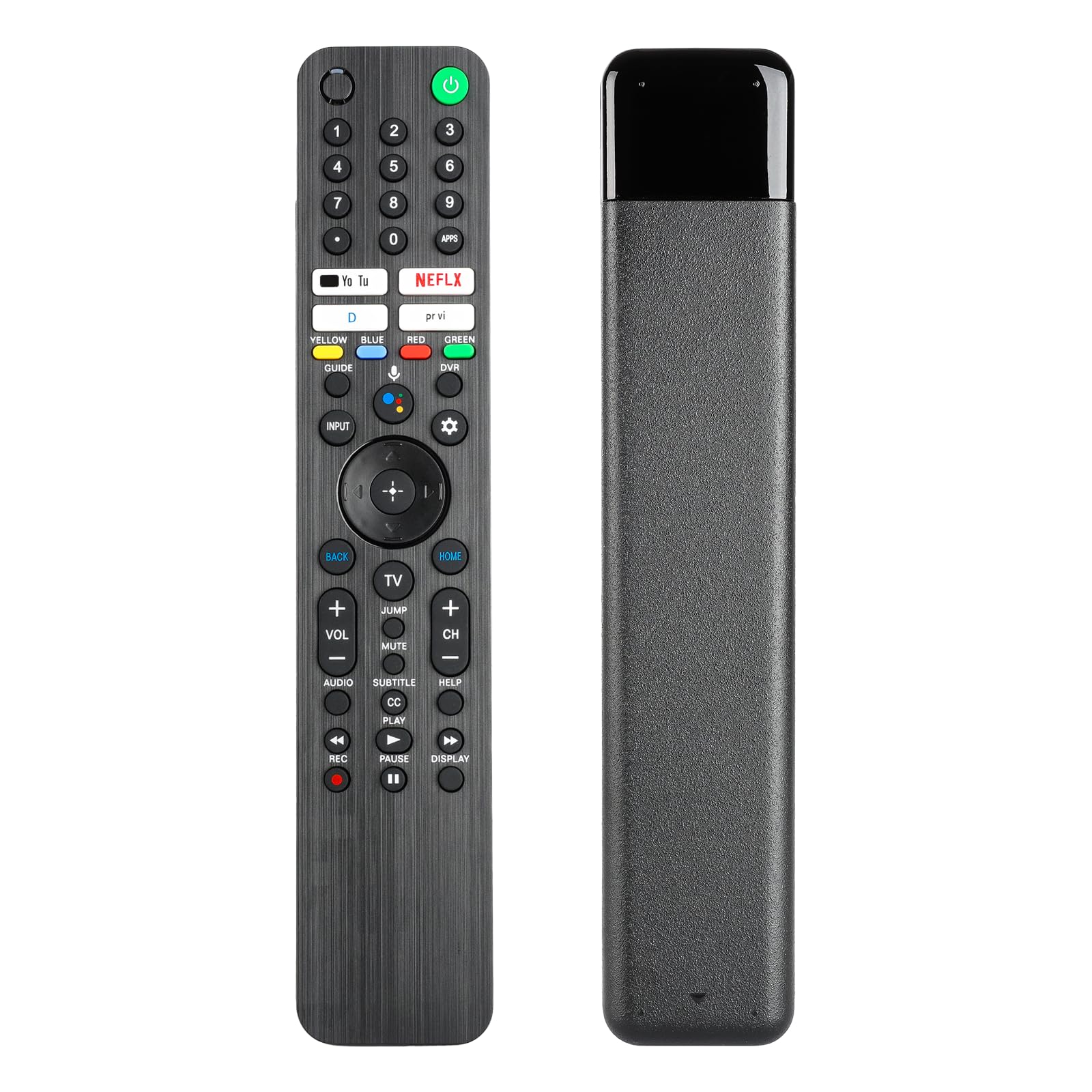 Télécommande vocale RMF-TX520U MG3-TX520U compatible avec Sony Smart TV KD-43X KD-50X XR-50X XR-55ARB Series avec contrôleur de remplacement de touches YouTube Netflix Prime Video