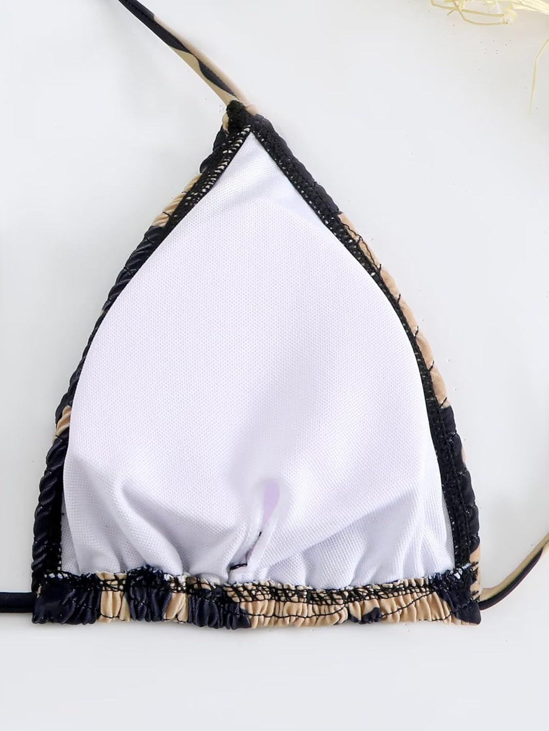 Women's Camo Halter Bathing Suit High Waisted Summer Swimsuit Bikini Set - Image 5