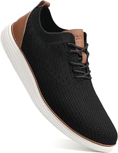 VILOCY Men's Casual Dress Sneakers Tennis Walking Shoes