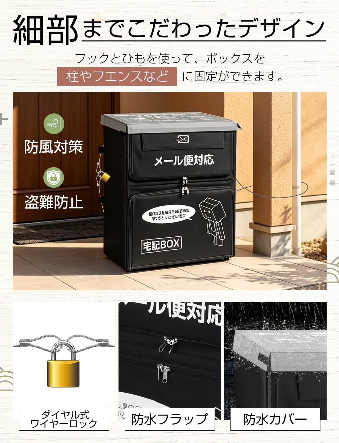Amazon.co.jp: HAIKUSOUBI 宅配ボックス オリジナル設計 置き配