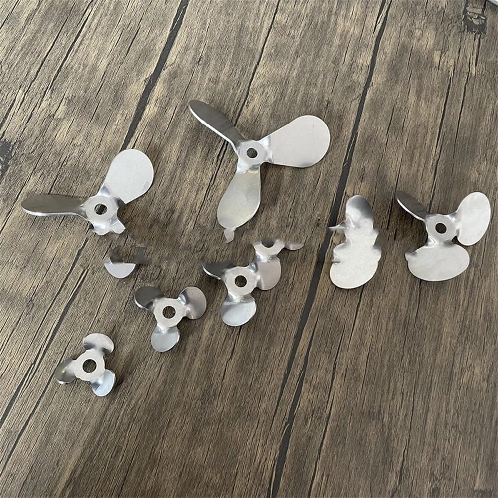 1 set di pale agitazione in acciaio inossidabile da laboratorio 40 mm a 120, tre con Attrezzature da laboratorio