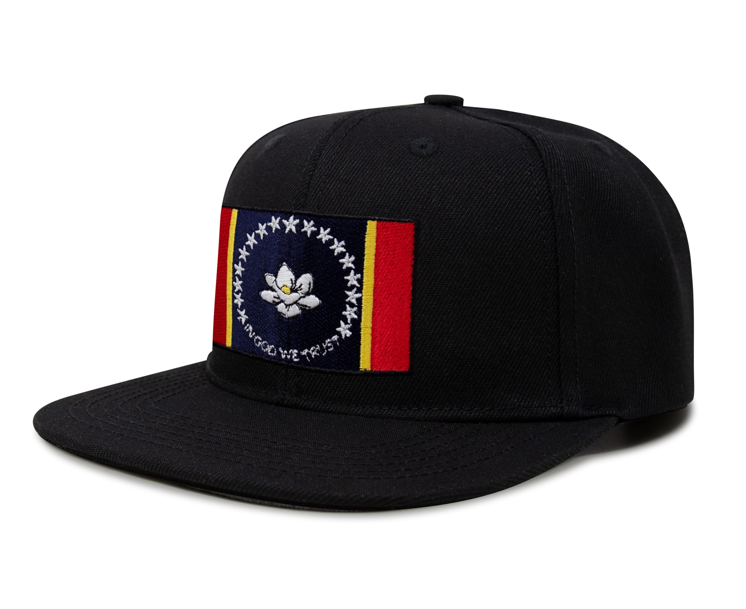 International Tie State Hat for Men and Women, Adjustable Snapback Trucker Baseball Cap with Embroidered Patch