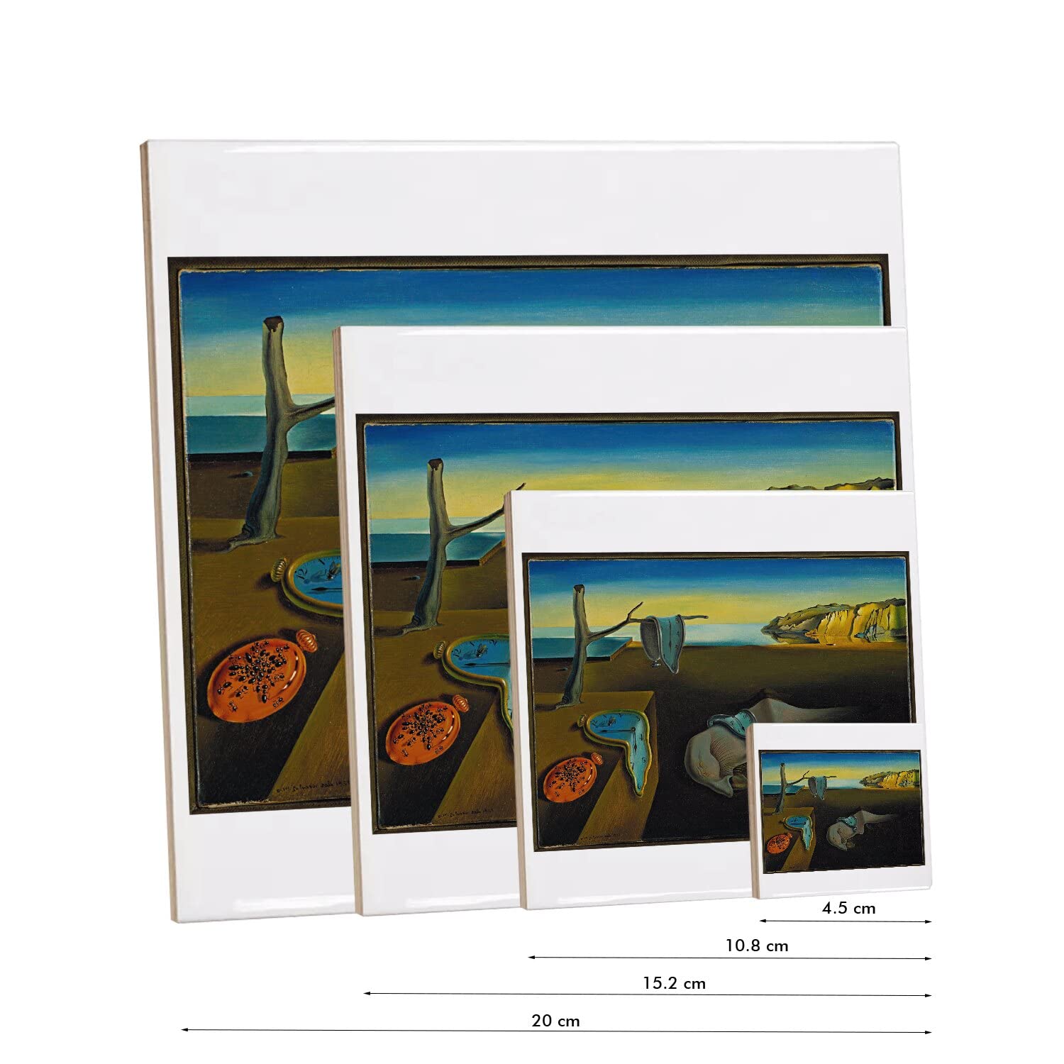 Fabulous Lot X4 Carreaux Céramique Décoratif 10,8 X 10,8 Cm - J