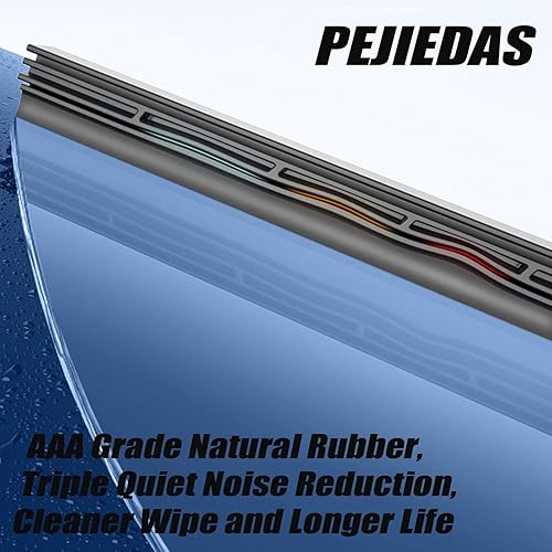 Miniatura 5 de Repuesto de limpiaparabrisas de 22 pulgadas + 22 pulgadas para Audi A6 C6 S6 2006-2011, calidad original de fábrica (paquete de 2)