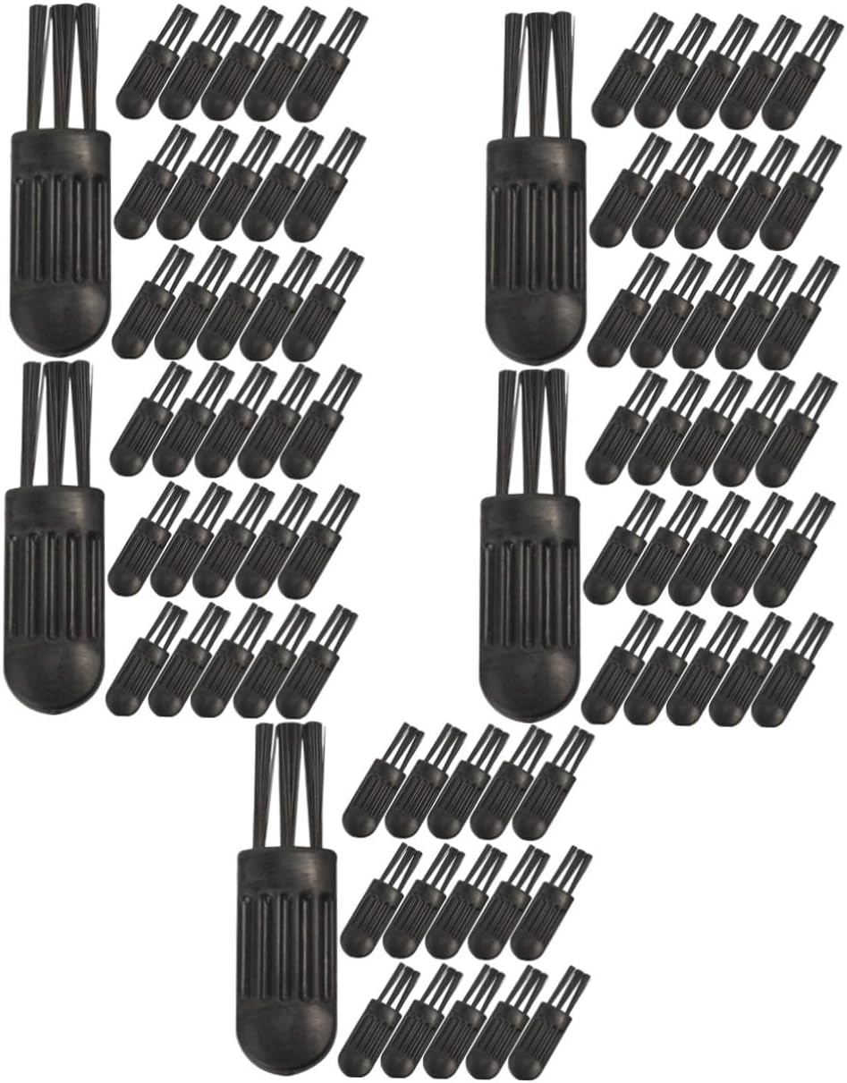 FOMIYES 500pcs Electric Cleaning Brush Nonslip Handle for Shaver Trimmer Compact Design for Household Use Grooming Accessory for Men Women