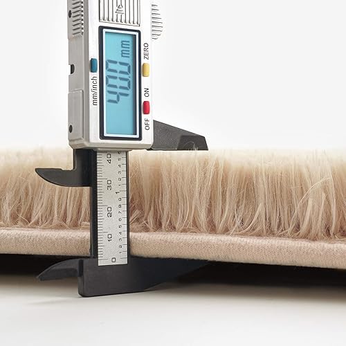 Miniatura 7 de Pacapet Alfombras esponjosas para dormitorio, alfombra de pelo de camello, alfombra peluda de felpa, alfombra mullida para habitación de niños,