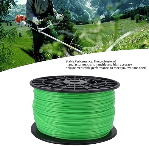 Miniatura 2 de TOPINCN Línea de recortadora de césped redonda, línea de repuesto de 0.079 pulgadas para trabajar en el patio o jardinería, cuerda de cortadora de