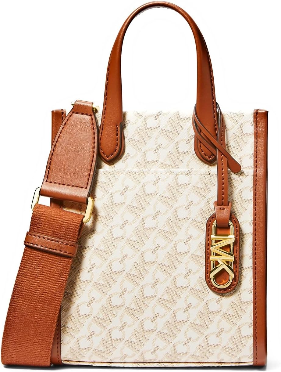 Michael Michael Kors Women's Gigi-Xs Ns Shopper Tote Crossbody Hadnbag Vanilla Luggage