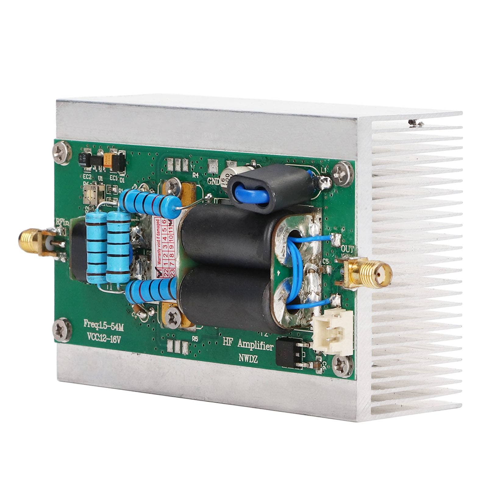 Amplificatore di fine bordo 3-5 W ingresso buona dissipazione di calore Potenza stabile RF Amplificatore finale 1.5-54MHz per CW AM FM HAM Radio (100W)