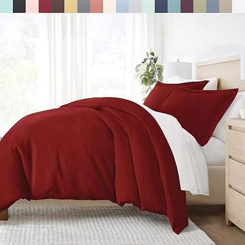 Miniatura 45 de Linen Market Funda de edredón individual para cama individual – Experimenta una comodidad similar a un hotel con una suavidad inigualable