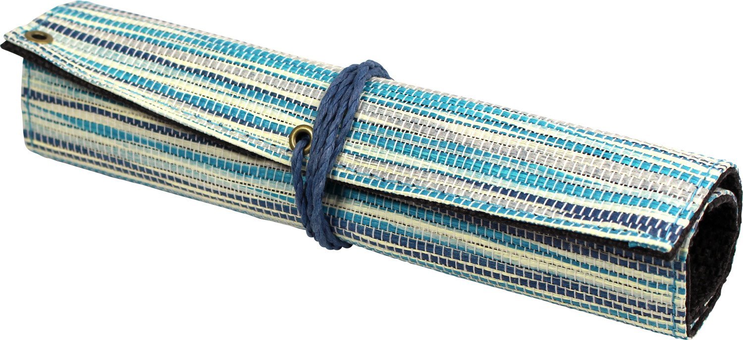 FREIHEIT ロールペンケース ロイヤルブルー とフォレストグリーン FREIHEIT ロールペンケース ロイヤルブルー とフォレストグリーン