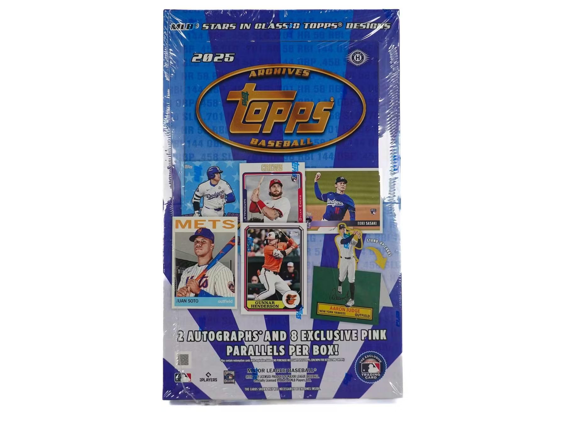 Amazon.com: 2025 Topps Archives Baseball HOBBY box (24 pks/bx 