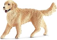 Schleich Farm World Female Golden Retriever Figurine - Realistic Dog Toy for Imaginative Play, Kids 3-8