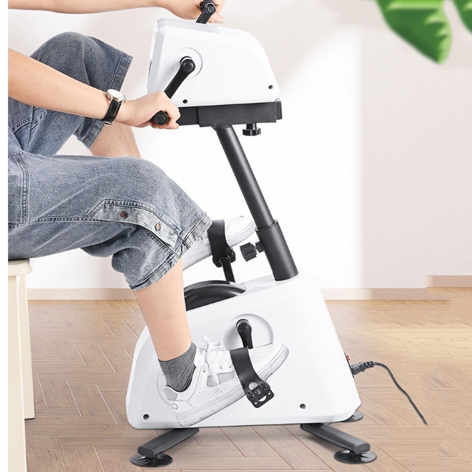 Rower treningowy z pedałami Elektryczny rower treningowy do domu, rower Exerciser Rehabilitacja Maszyna treningowa do ćwiczeń pedału ramienia i nogi dla p