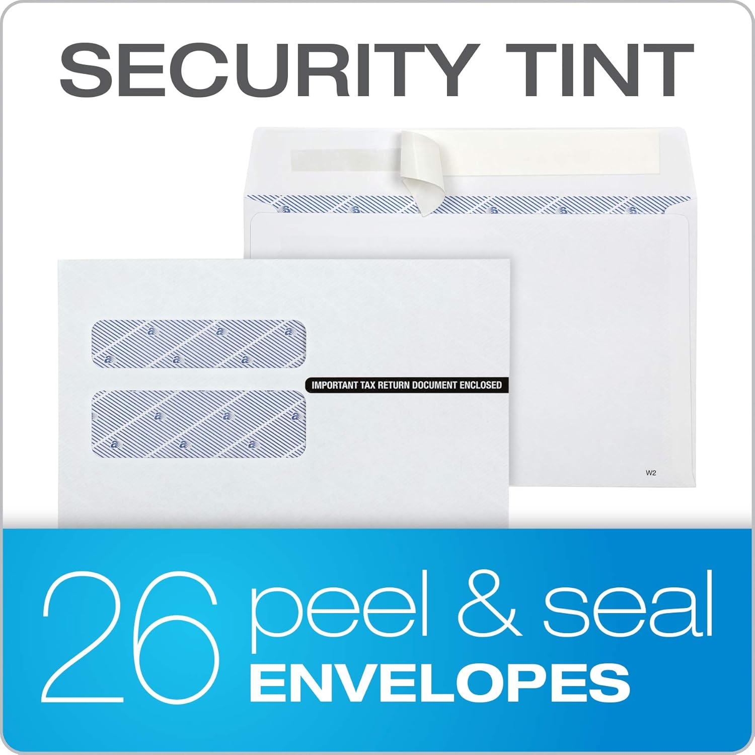 TOPS W2 Forms 2020, Tax Forms Kit for 26 Employees, 6-Part W2 Tax Form Sets with Self Seal W2 Envelopes, Includes 3 W3 Forms (TX22904KIT-20) : Office Products