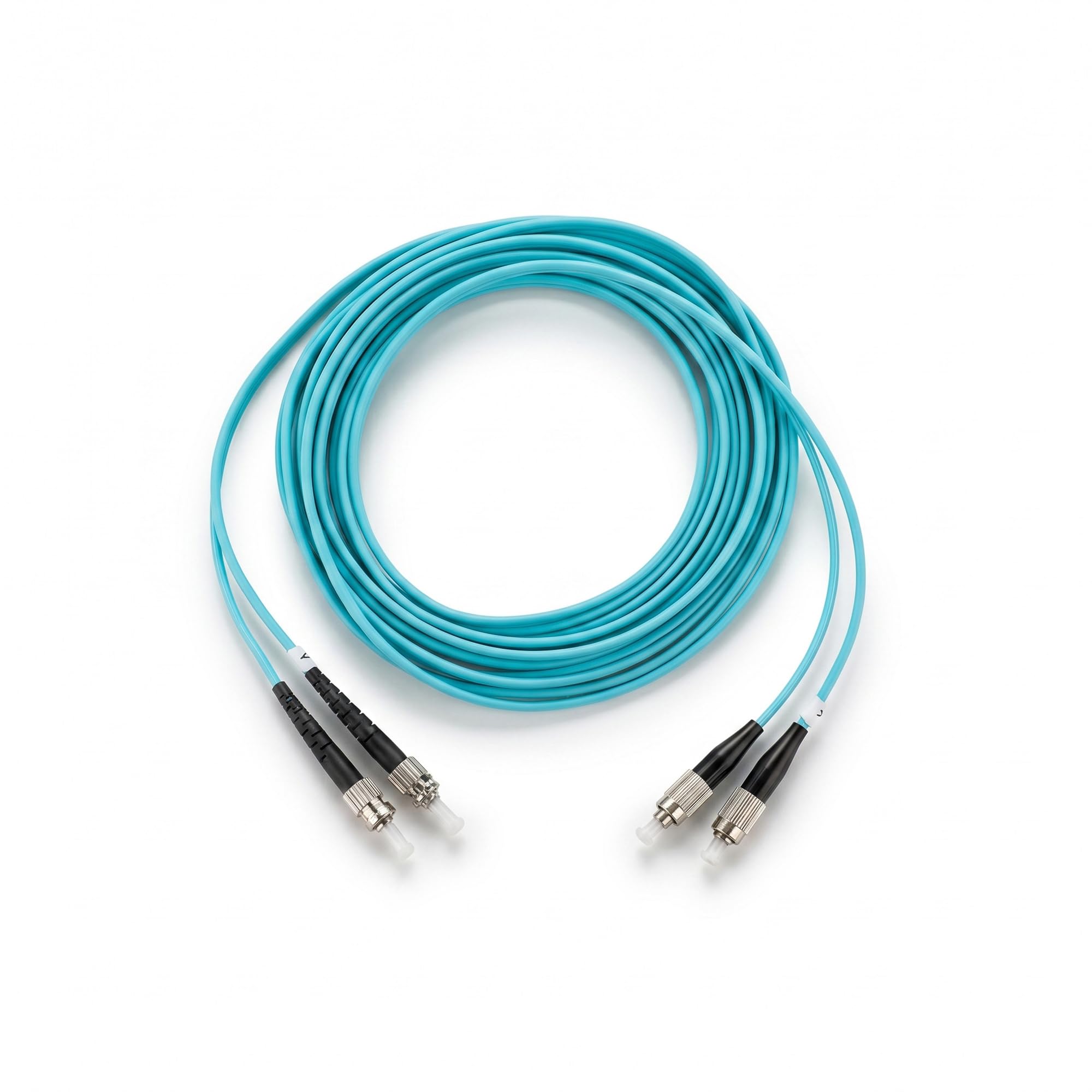 OM3 Duplex LWL-Patchkabel FC auf ST (50m)