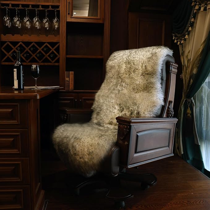 Genuine Sheepskin Rug New Zealand Fluffy Lambskin Rug