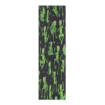 Skateboard Grip Tape 33.1x9.1 inch Green Frogs Anti-Slip Abrasion Longboard Grip Tape for Teens Girls Boys