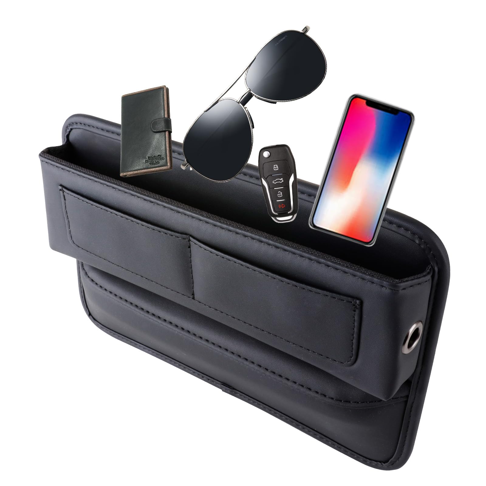 Car Seat Gap Filler Organizer, Front Seats Adjustable Multifunctional